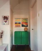 HK Living Groene Kast, Huis en Inrichting, Ophalen, Met deur(en), 50 tot 100 cm, Zo goed als nieuw