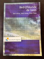 Bedrijfskunde de Basis Gert Alblas, Ophalen of Verzenden, Gelezen, Economie en Marketing, Gert Alblas