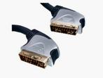 Scart kabel met vergulde metalen stekkers - High End, Ophalen of Verzenden, Nieuw, Minder dan 2 meter, Scartkabel