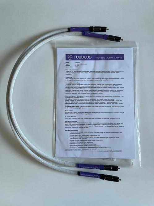 Tubulus Libentus Interlink Kabel 0.75m, Audio, Tv en Foto, Audiokabels en Televisiekabels, Zo goed als nieuw, Interlink-kabel