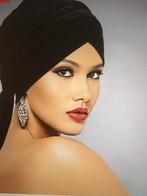 Nieuwe tulband fluweel zwart, Verzenden, Nieuw, Jongen of Meisje, Muts