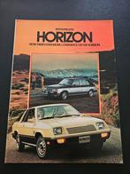 Brochure Plymouth Horizon 1979 USA, Ophalen of Verzenden, Zo goed als nieuw, Overige merken