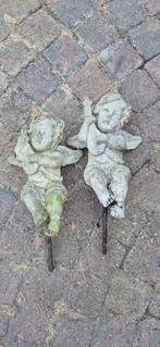 2 engeltjes (Geen beton of natuursteen), Tuin en Terras, Ophalen, Gebruikt, Overige materialen, Engelenbeeld