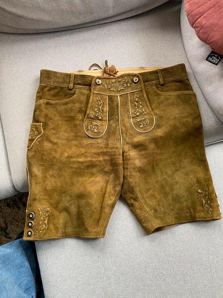 Lederhose maat 54 Lekra Country Life, Kleding | Heren, Carnavalskleding en Feestkleding, Zo goed als nieuw, Maat 52/54 (L), Ophalen of Verzenden