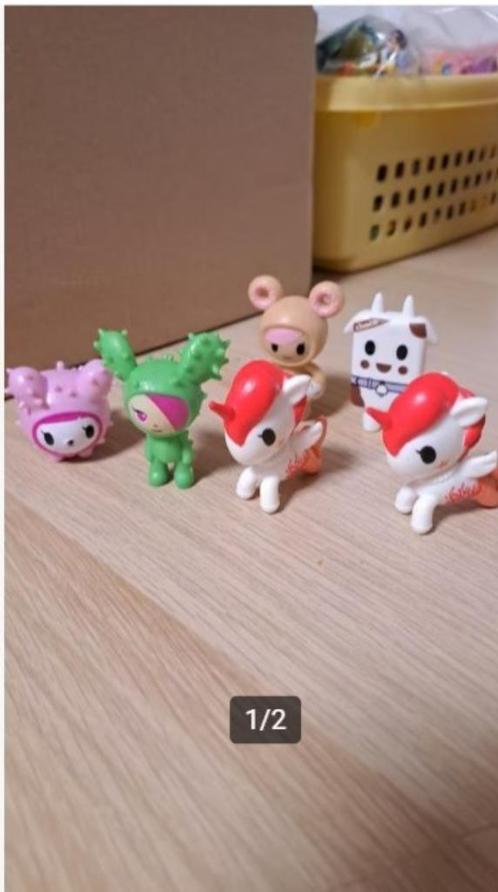 Tokidoki anime poppetjes, Verzamelen, Poppetjes en Figuurtjes, Zo goed als nieuw, Ophalen of Verzenden