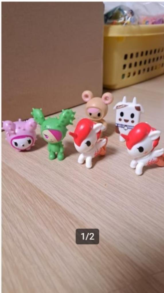 Tokidoki anime poppetjes, Verzamelen, Poppetjes en Figuurtjes, Zo goed als nieuw, Ophalen of Verzenden