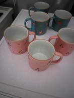 6 mokken, Huis en Inrichting, Keuken | Servies, Ophalen, Zo goed als nieuw, Overige stijlen, Kop(pen) en/of Schotel(s)