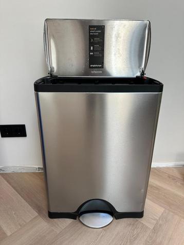 Simplehuman vuilnisbak te koop beschikbaar voor biedingen