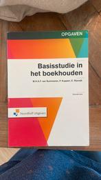 Basisstudie in het boekhouden, Boeken, P.A.A.M. Kuppen; E. Rijswijk; M.H.A.F. Summeren, Ophalen of Verzenden, Zo goed als nieuw