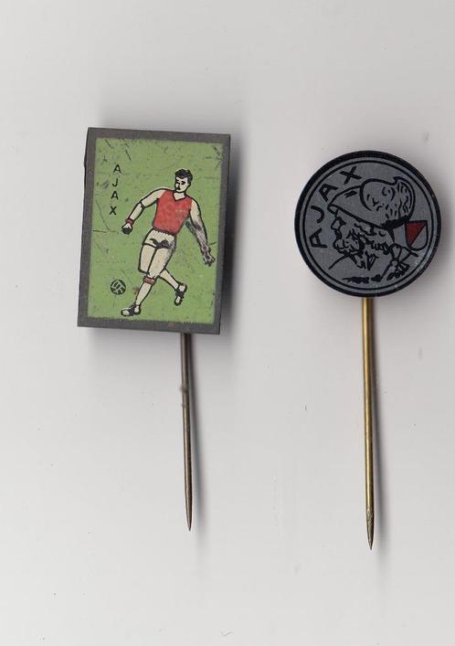 Voetbal Ajax Amsterdam blikken speldjes, Verzamelen, Speldjes, Pins en Buttons, Gebruikt, Speldje of Pin, Overige onderwerpen