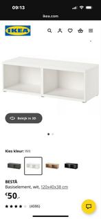 IKEA BESTÅ Basiselement Wit - nieuw!, Ophalen, 100 tot 150 cm, Nieuw, 25 tot 50 cm