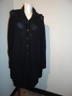 Rundholz zwart gebreid vest lager model oversized S/M/L/XL, Verzenden, Zwart, Rundholz, Zo goed als nieuw