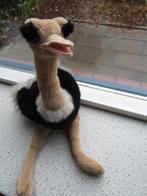 Struisvogel merk Born in Africa Toys pluche meet ca 48 cm, Ophalen of Verzenden, Zo goed als nieuw, Overige typen
