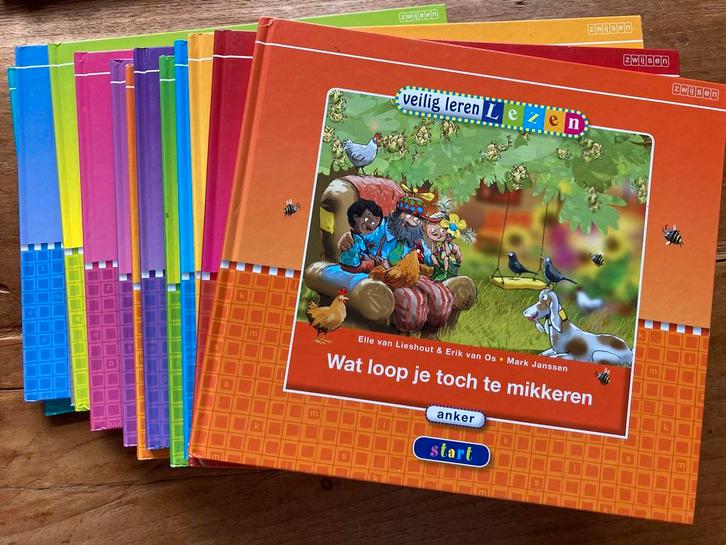 Set van 13 ankerboeken veilig leren lezen groep 3 boeken, Boeken, Schoolboeken, Zo goed als nieuw, Nederlands, Overige niveaus