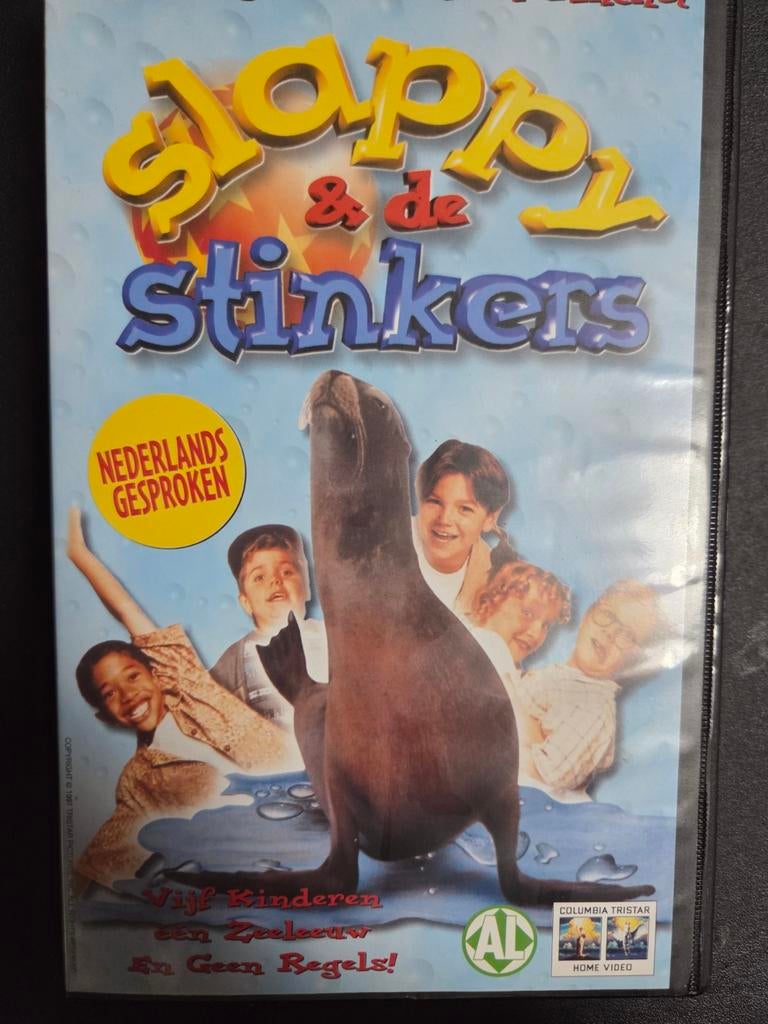 Slappy & de Stinkers VHS - Nederlandstalig, Alle leeftijden, Ophalen of Verzenden, Zo goed als nieuw, Komedie