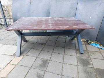 Werktafel / Werkbank - Aluminium Onderstel & Betonplex Blad beschikbaar voor biedingen