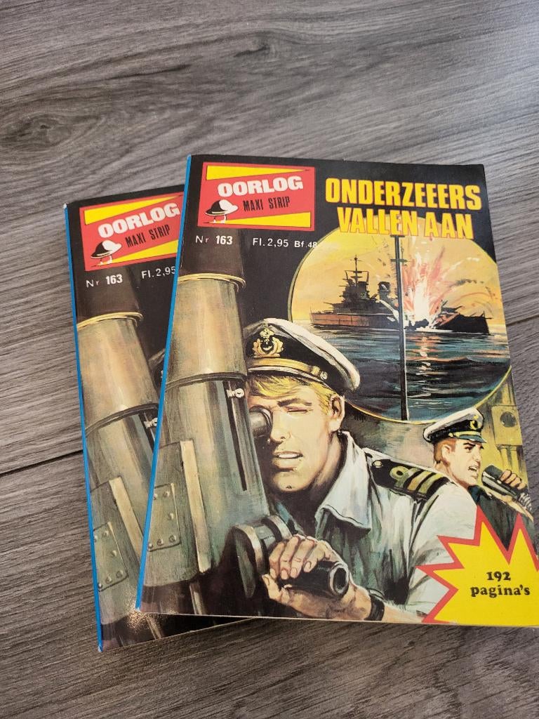 Strip - Maxi Strip Oorlog Nr 163, Eén stripboek, Ophalen of Verzenden, Gelezen