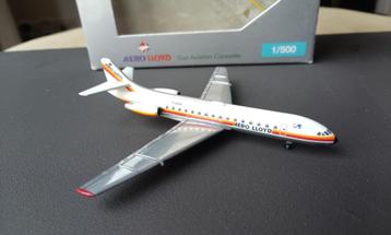 Herpa 515474 Aerolloyd Caravelle D-ABAK 1:500 beschikbaar voor biedingen