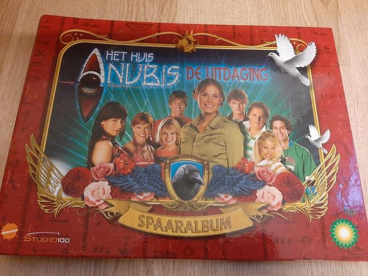 Het huis Anubis de uitdaging spaaralbum kaarten, Verzamelen, Film en Tv, Ophalen of Verzenden