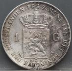 Schaarse 1 gulden 1849 Willem 2 - netjes!, 1 gulden, Verzenden, Zilver, Losse munt