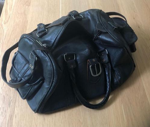 “ dokter “ tas donker bruin / zwart, Sieraden, Tassen en Uiterlijk, Tassen | Schoudertassen, Gebruikt, Zwart, Leer, Ophalen of Verzenden