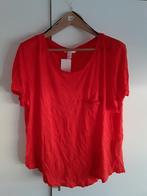 H&M Rood T-shirt Met Ronde Hals Maat XL, Kleding | Dames, T-shirts, H&M, Verzenden, Maat 46/48 (XL) of groter, Nieuw