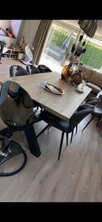 Eettafel met stoelen, Ophalen, 200 cm of meer, 50 tot 100 cm, Zo goed als nieuw