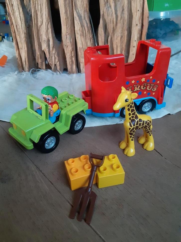 Lego Duplo Circus transport 10550, Kinderen en Baby's, Speelgoed | Duplo en Lego, Zo goed als nieuw, Duplo, Complete set, Ophalen of Verzenden