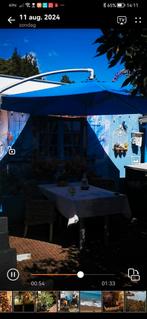 Mooie zweef parasol, Ophalen of Verzenden, Zo goed als nieuw, Minder dan 5 meter