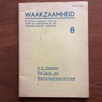 1937 Comité van Waakzaamheid. Religie en nationaalsocia-, Verzenden, Dr. O. Noordenbos, Overige onderwerpen, Tweede Wereldoorlog