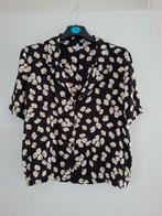 MbyM Bloemen Blouse - Maat S, Kleding | Dames, Blouses en Tunieken, Zwart, Ophalen of Verzenden, Zo goed als nieuw, Maat 36 (S)