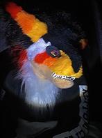 Fursuit full furred dino mask, Hobby en Vrije tijd, Ophalen, Gebruikt