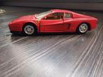 Rode Ferrari Testarossa Modelauto, Hobby en Vrije tijd, Modelauto's | 1:18, Ophalen of Verzenden, Gebruikt, Auto, Overige merken