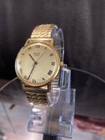 Monte Ancre Heren horloge Goldplated Flexband, Antiek en Kunst, Ophalen of Verzenden