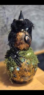 Unieke Heks/Halloween Poison bottle op waxine licht bol, Ophalen of Verzenden, Zo goed als nieuw, Versiering, Halloween of Griezel