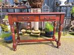 Engelse Mahonie houten sidetable, wandtafel wandconsole, Antiek en Kunst, Antiek | Meubels | Tafels, Ophalen of Verzenden