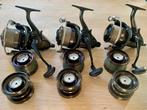 3 Daiwa Cast'Izm BR 25A met 6 extra spoelen, Watersport en Boten, Ophalen of Verzenden, Zo goed als nieuw, Molen