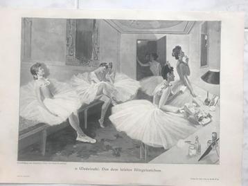 V. Wodzinski: Vor dem letzten Klingelzeichen, 32x23cm., 1900 beschikbaar voor biedingen