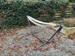 Hangmat met frame - transportabel, Ophalen, Binnen, Gebruikt, Met standaard