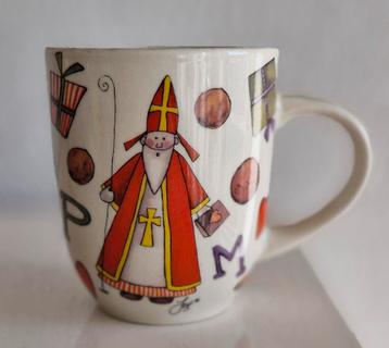 Beker Sinterklaas en Zwarte Piet beschikbaar voor biedingen
