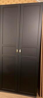 IKEA PAX Flisberget deuren antraciet (2 stuks), Huis en Inrichting, Ophalen, Gebruikt, 200 cm of meer, 50 tot 100 cm