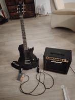 J&D elek. gitaar + Marshall versterker + extra's alles nieuw, Ophalen, Zo goed als nieuw