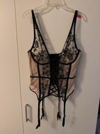 Hunkemöller private collection korset 80B body lingerie, Ophalen of Verzenden, Zwart, Body of Korset
