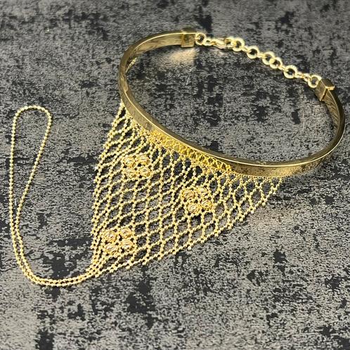 18 karaat gouden armband dames, Sieraden, Tassen en Uiterlijk, Armbanden, Ophalen of Verzenden