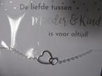Zilveren armbandje met hartjes, nieuw, nog in verpakking, Verzenden, Nieuw, Zilver, Zilver