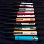 Letraset 10 kleurenmarkers met etui, Ophalen of Verzenden, Zo goed als nieuw, Potlood of Stift