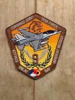 Patch F-16 ATF-ME Luchtmacht Klu, Verzamelen, Luchtvaart en Vliegtuigspotten, Verzenden, Zo goed als nieuw, Patch, Badge of Embleem