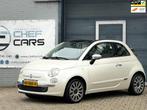Fiat 500C 1.2|CABRIO|NAP|AIRCO|LEER|PDC|1EIGENAAR|TOPSTAAT!, Auto's, Euro 5, Gebruikt, Cabriolet, Bedrijf