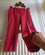 Setterlady klassiek zacht rode broek rechte broekspijpen, Ophalen of Verzenden, Zo goed als nieuw, Setterlady, Broek of Spijkerbroek