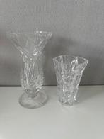 Set van 2 Kristallen Vaasjes, Ophalen, Gebruikt, Wit, Glas